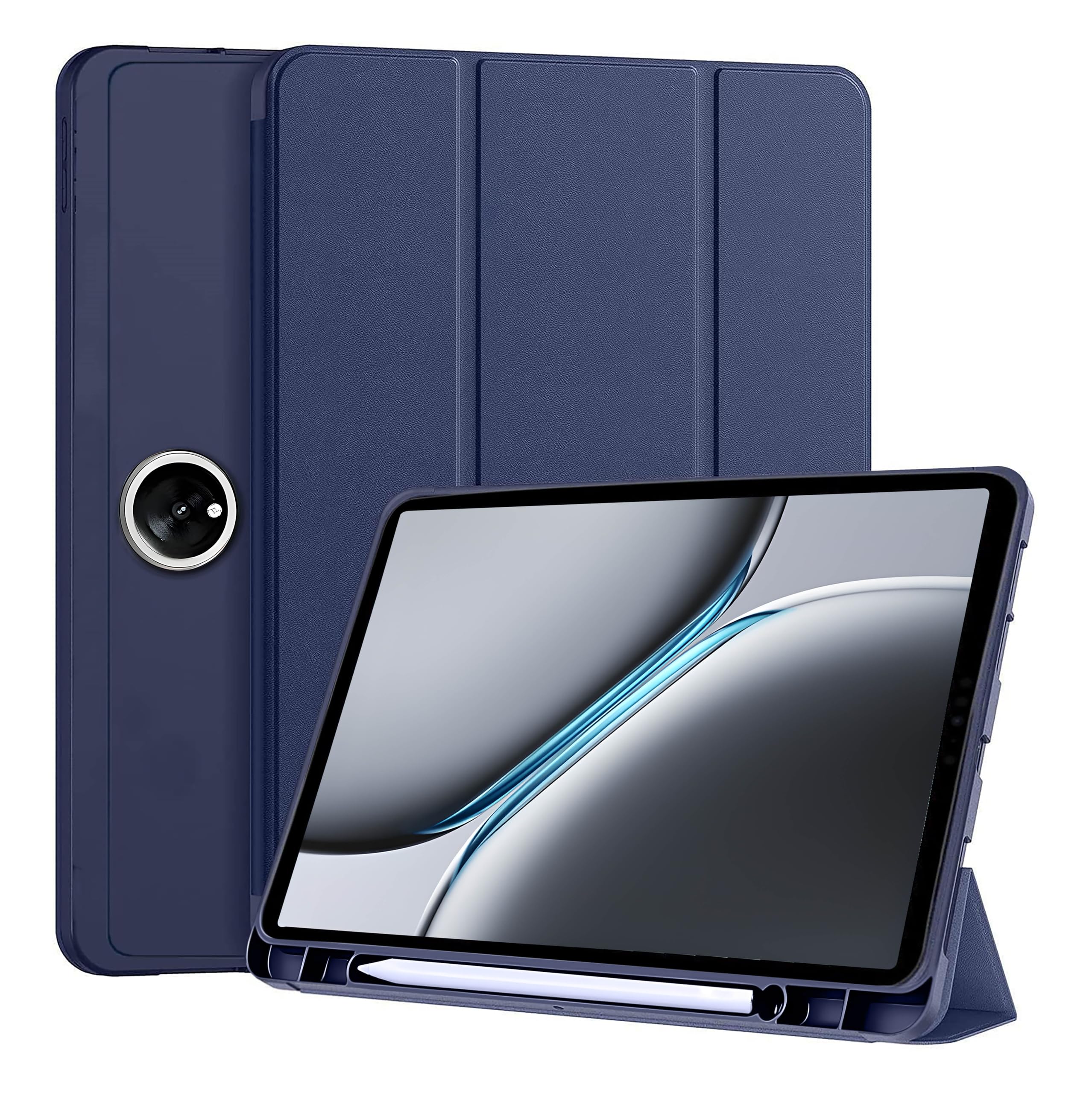 ProElite Smart Case for OnePlus Pad 2 12.1 inch, Auto Sleep/Wake Cover with Pen Holder [Soft Flexible Case] Recoil Series - Dark Blue (B0DFWQ7MLX) Amazon Price History, Amazon Price Tracker