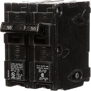 Siemens Q230 30-Amp Double Pole Type QP Circuit Breaker - 240V 10k AIC Plug-In for Reliable Home Protection
