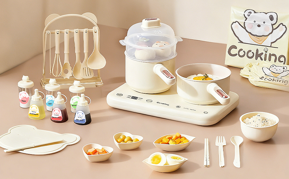 Amazon.com: Cicicooie Mini Cooking Sets Real Kitchen for Food