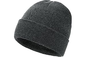 Soft Comfortable Winter Warm Grey Beanie for Men