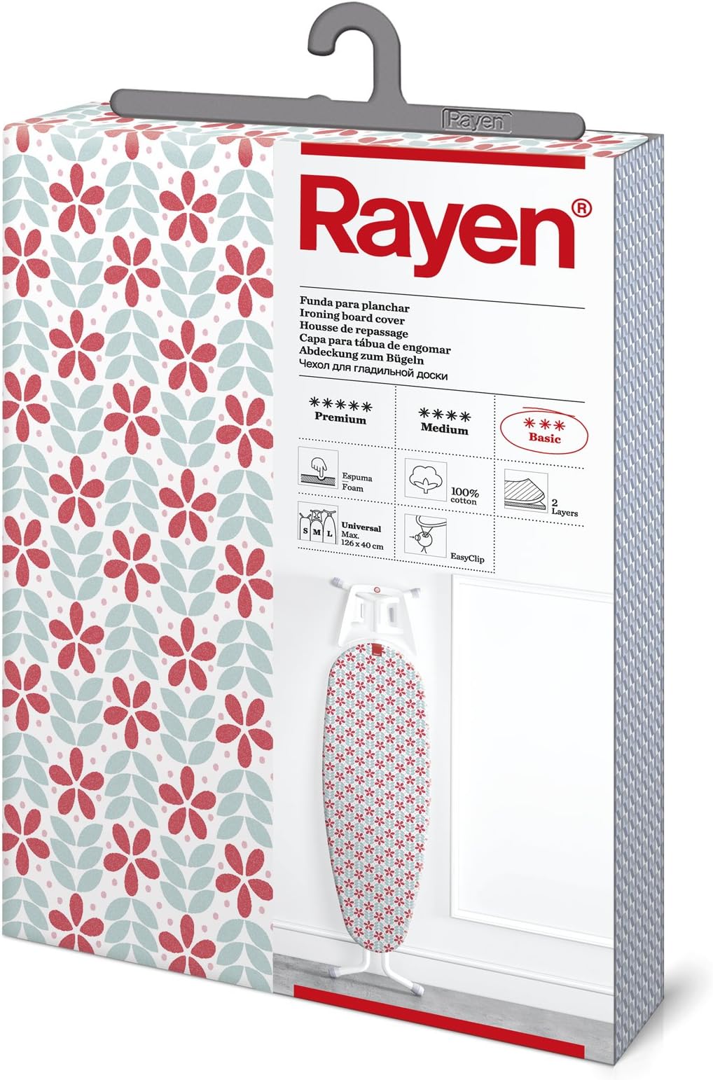 Rayen Ironing Board Cover, Multicolour