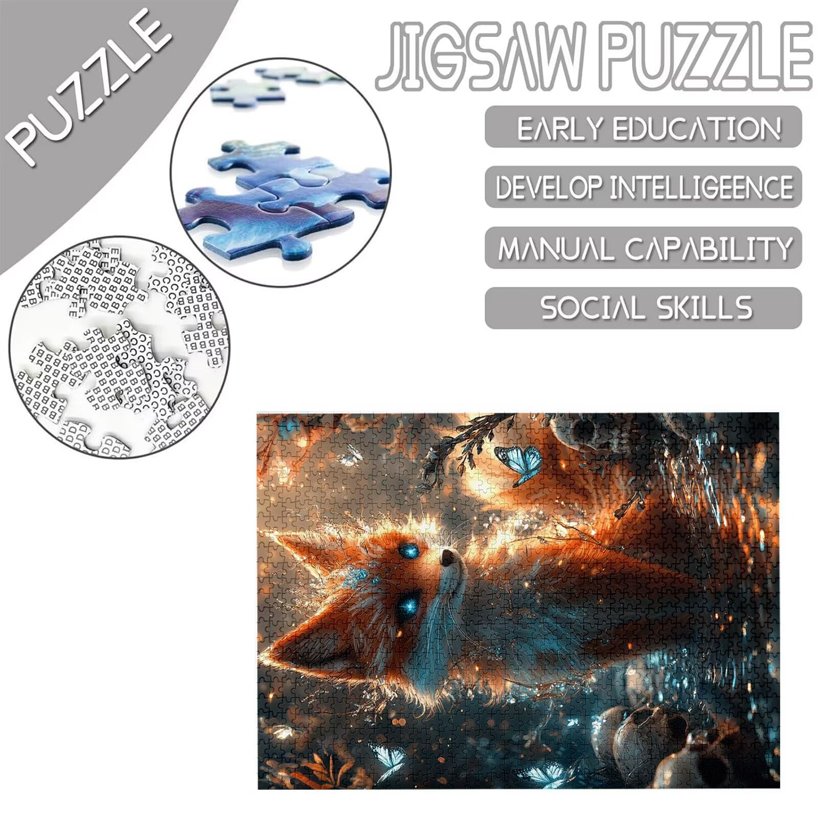 Puzzle dla dorosłych, 1500 szt., wzór motyla, drewniane puzzle, gry edukacyjne, wyzwanie, rękodzieło dla dorosłych, z pudełkiem na prezent, dekoracja ścienna do pokoju domowego, 89 x 56 cm, model 865