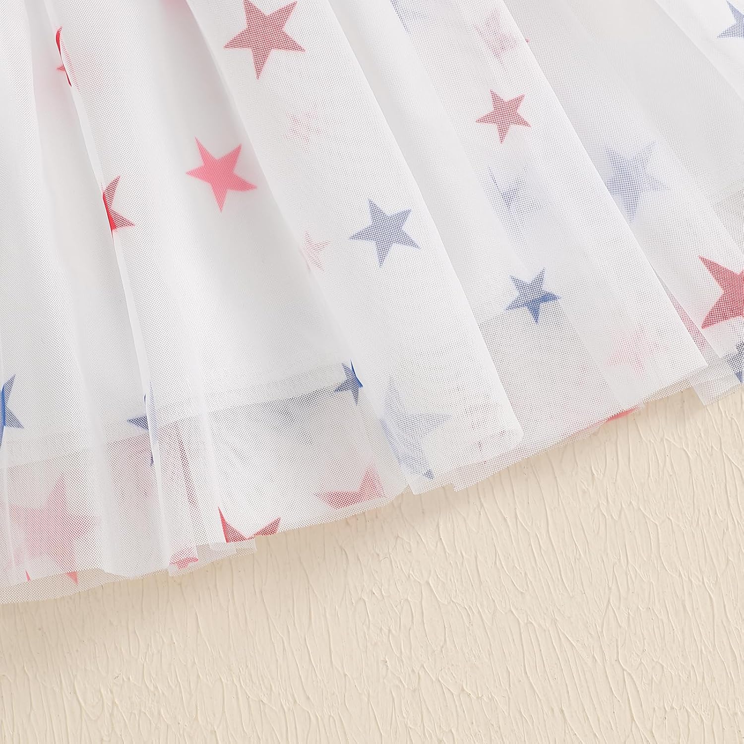4th of July Toddler Baby Girl Outfit Stars Sleeveless Tulle Tutu Dresses Girls Fourth of July Dress