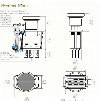 Amazon.com: Upgrade PTO Clutch Engage Switch 056-8058-00 10