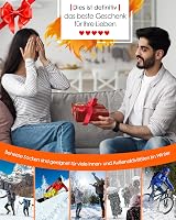 Behozel Fűthető Zokni 5V 5000mAh Újratölthető 65°C Férfi Női Meleg Lábmelegítő, EU 37-48 7