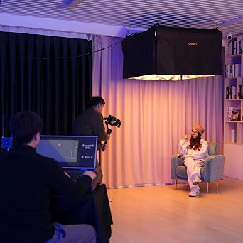 Aparo Radi 44Pro Air CRMX Professonal Air Light, 680W 2000-20000K Color Temperature Flexible LED Panel Light Inflatable Panel with Air Softbox and Honeycomb Grid, Support APP Control