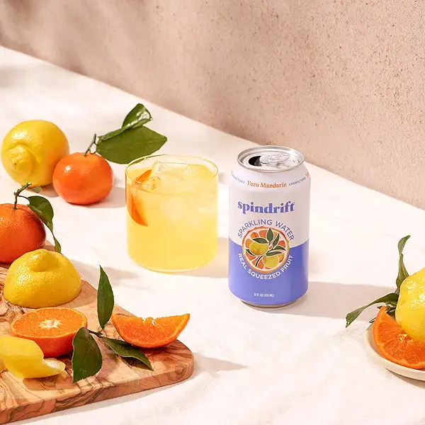 Spindrift Yuzu Mandarin Sparkling Water 8pk, 12 FZ 5
