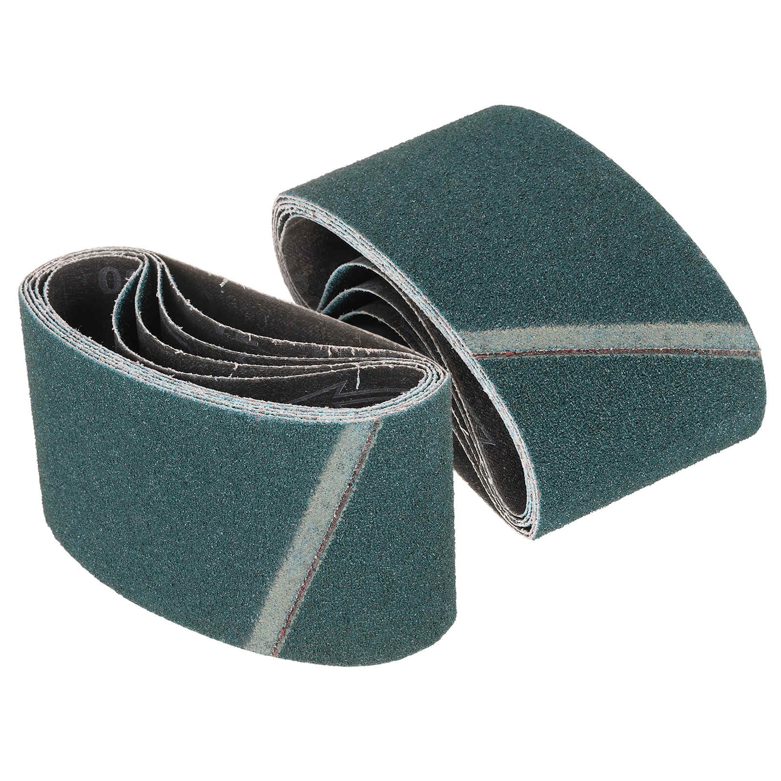 CoCud 100mm x 610mm Sanding Belt, 16 Pcs 40/60/80/120 Grits Zirconia Knife Sharpener Belts Work Sharpening for Belt Sander Knife Carving Tool Metal Working
