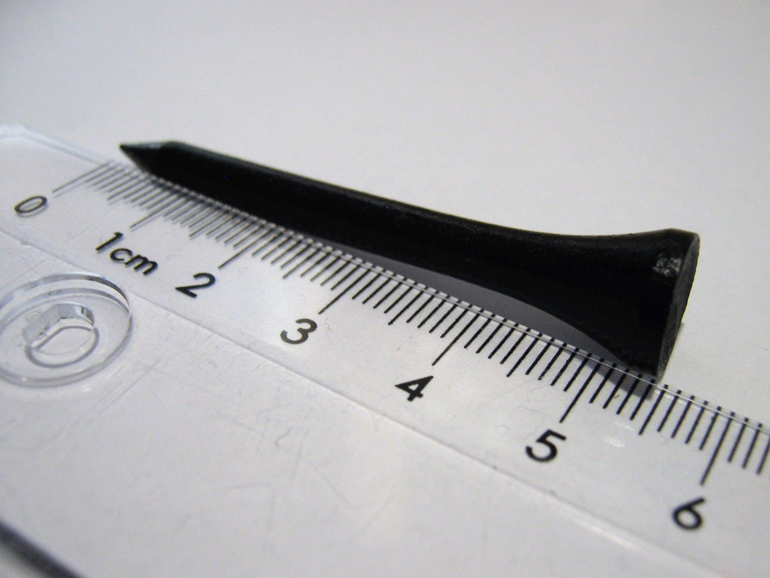 Golf TEES - 54 mm (2 1/8") - 250 Stück - Holz - Farbe: schwarz
