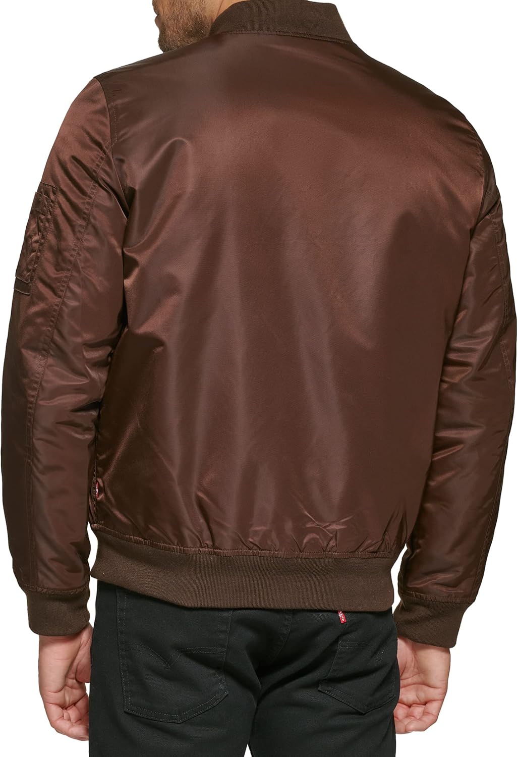 Levi's Men's Flight Satin Unfilled Ma-1 Bomber - Image 4