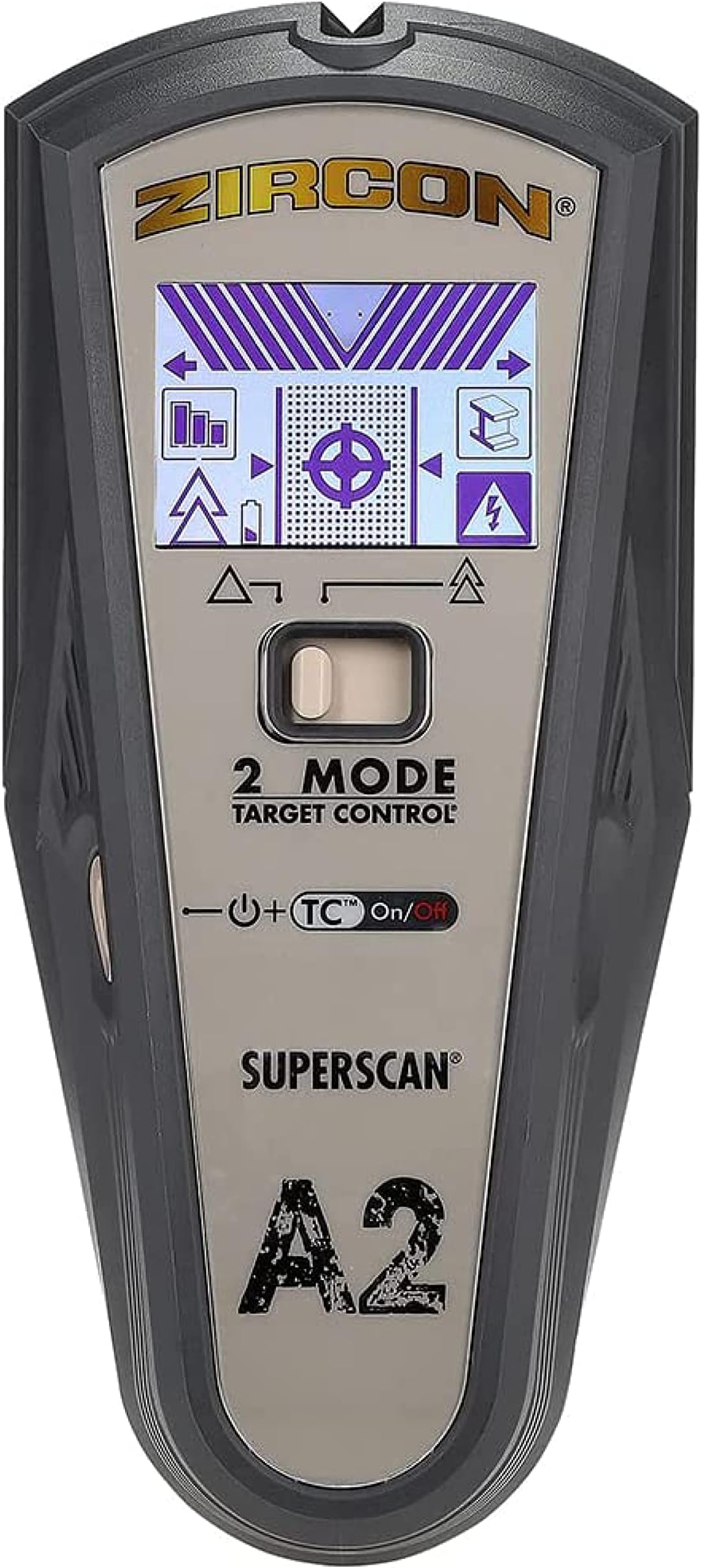 Zircon SuperScan A2 Advanced Stud Finder with 2 Mode Target