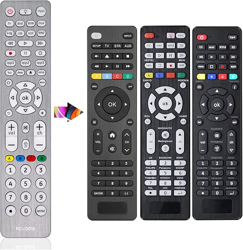 Universal Remote Control for TVs, DVD/Blu-Ray Player, Streaming Players, Soundbar