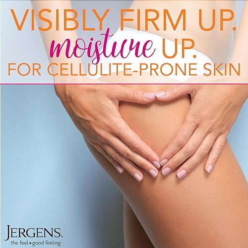 Miniatura 4 de Jergens Loción corporal reafirmante para piel seca a extra seca, crema tensora de la piel con colágeno y elastina, probada por dermatólogos, fórmula