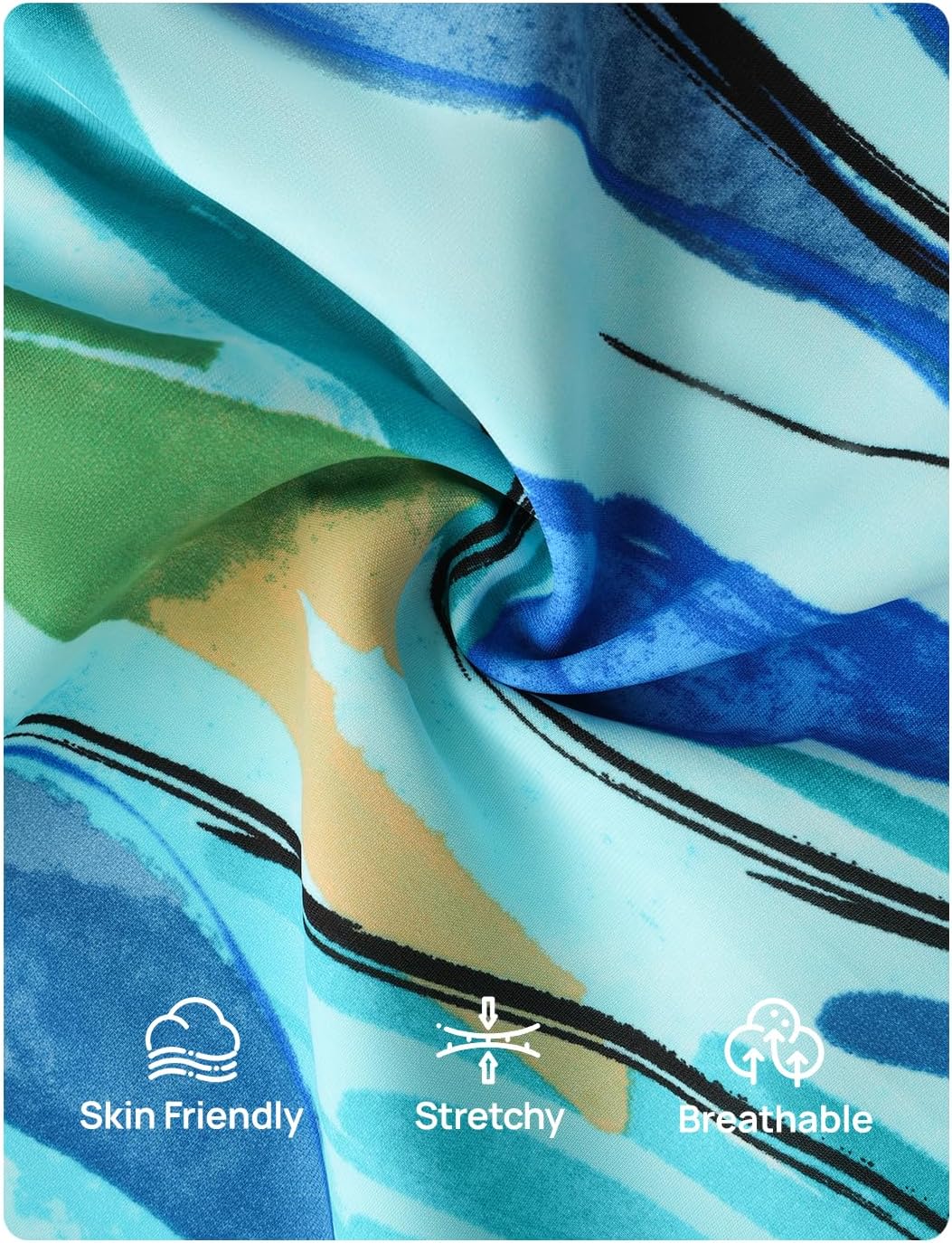 ZESICA Womens Spring Long Sleeve Floral Mini Dress 2026 Summer Boho V Neck A-Line Flowy Dresses Beach Vacation Clothes - Image 6