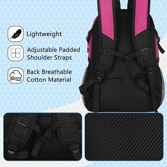 Soccer Backpack with Ball Holder - 30L Lightweight Water-Resistant Sports Bag for Men & Women