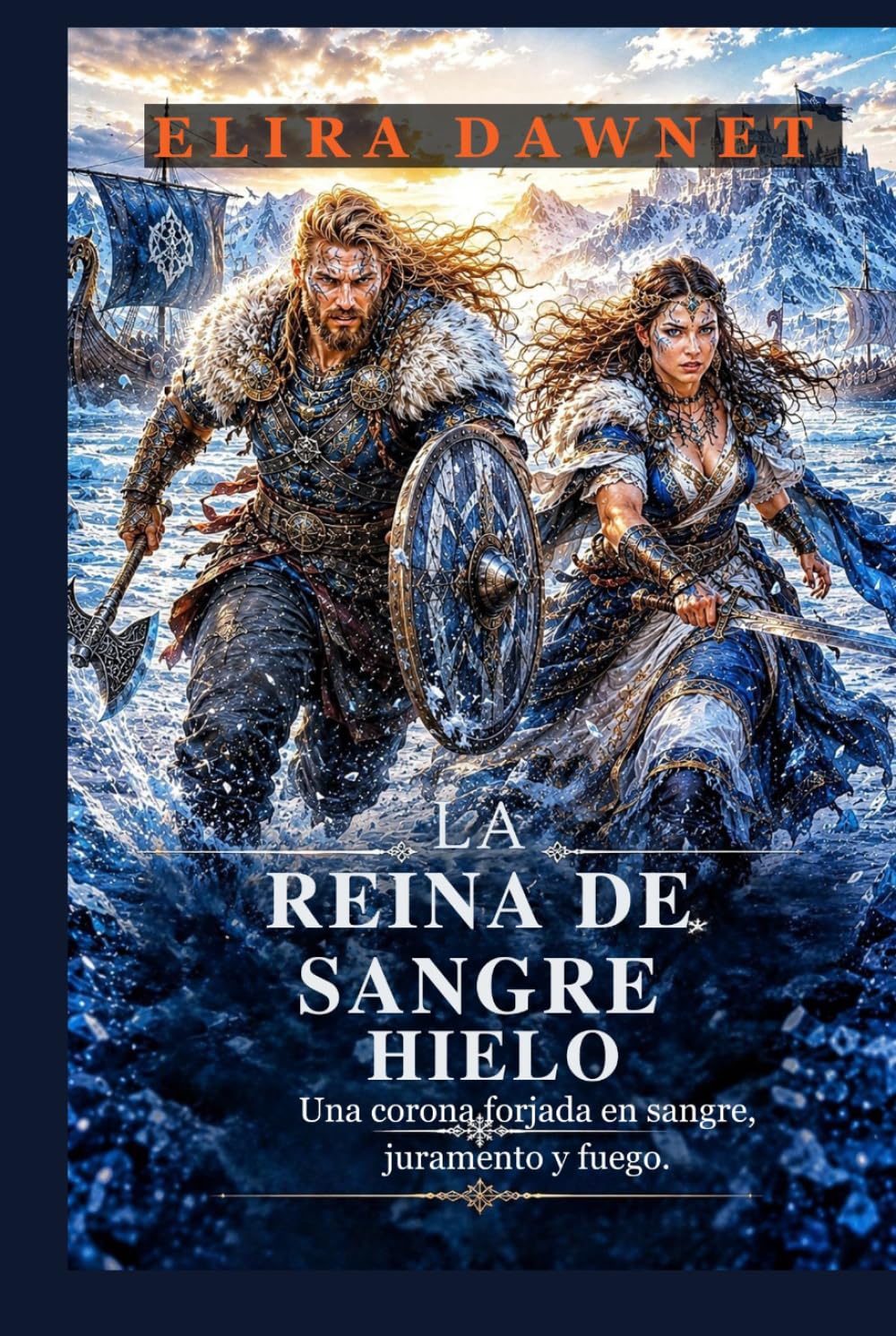 LA REINA DE SANGRE HIELO: Una corona forjada en sangre, juramento y fuego. (LAS BATALLAS DE HIELO)