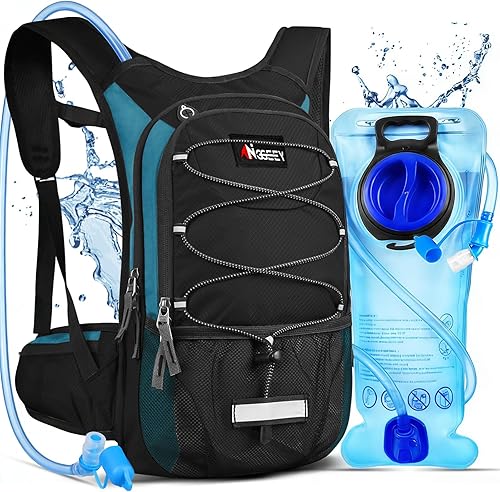 Miniatura 9 de Hydration Pack, Insulated Hydration Backpack with 2L Hydration Bladder, Hiking Backpack for Men Women Kids, Water Backpack for Hiking, Running,