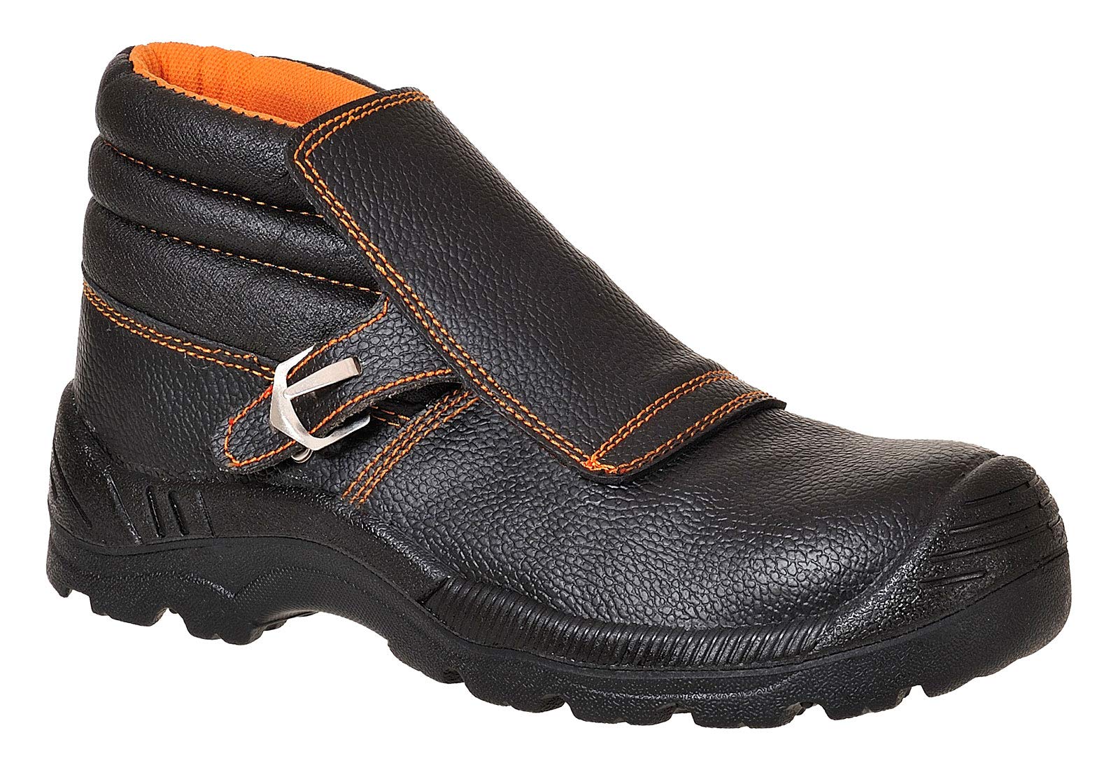 Portwest Portwest Compositelite Schweißer-Stiefel S3 HRO, Größe: 48, Farbe: Schwarz, FW07BKR48