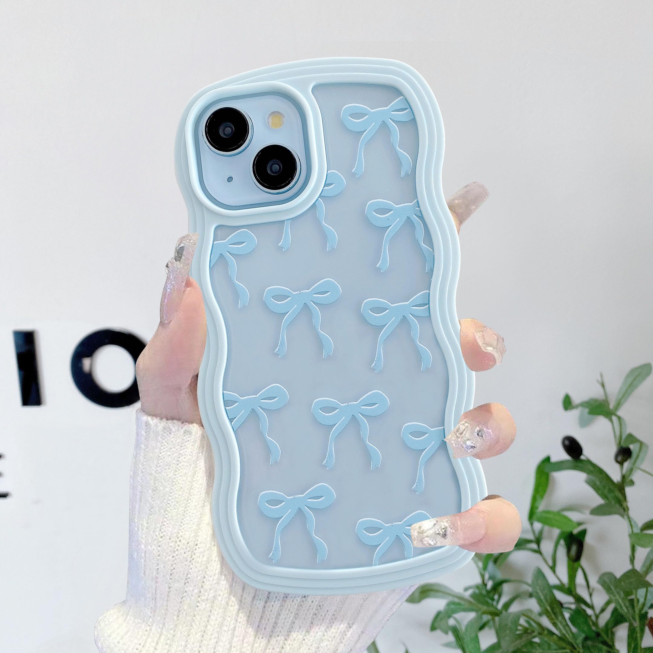 Eviter les rayures sur iPhone 13 avec cette coque transparente à nœud papillon