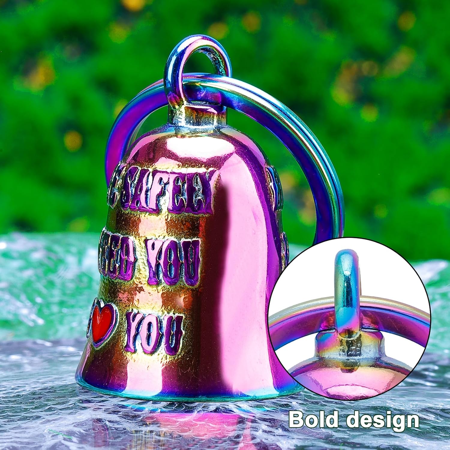 Motorcycle for Bells - Motorcycle Angel Bell for Men Women,Bell Biker Accessory,Guard Riding Safety - Image 6