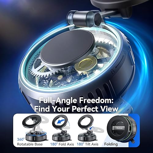 Miniatura 6 de Soporte magnético de teléfono para salpicadero y parabrisas de automóvil, apto para tablero de instrumentos de varios materiales Imán fuerte,