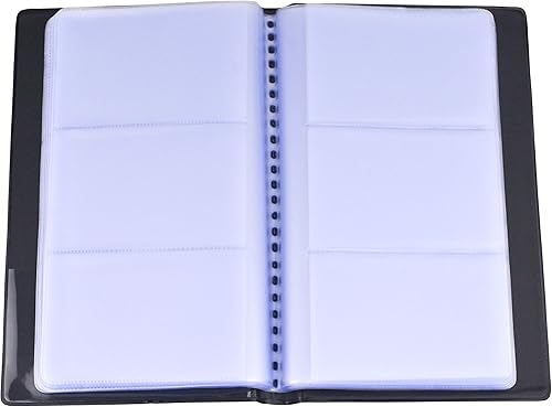 Miniatura 2 de SAMYO Soporte para tarjetas de visita, organizador de tarjetas de nombre, diario de oficina, organizador de tarjetas de nombre, organizador para 240