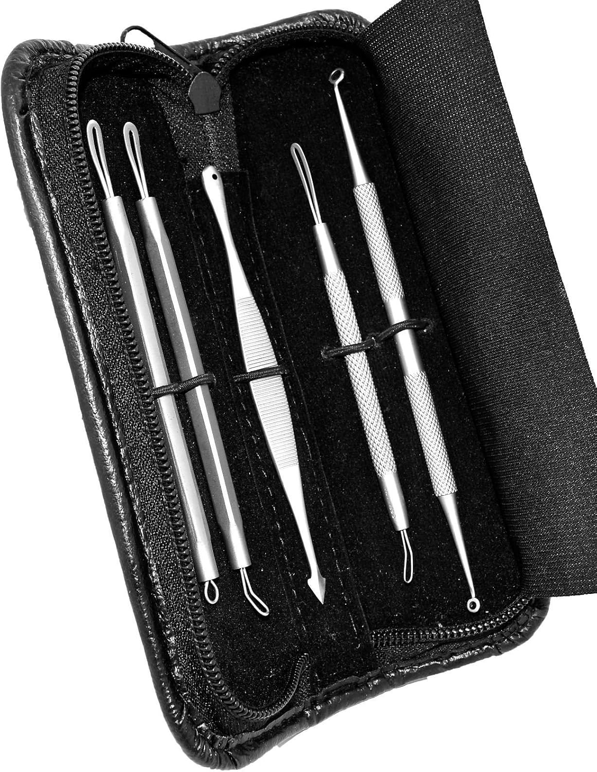 Equinox Blackhead Remover Kit 5pc Pimple Extractor, Acne
