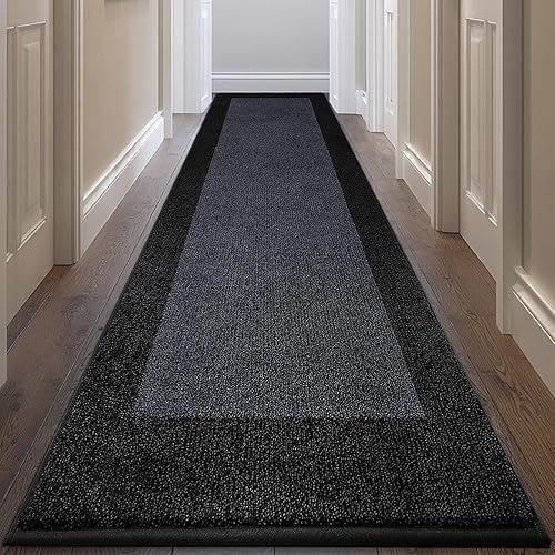 Miniatura 30 de Alfombra de cocina lavable a máquina de 24 x 36 pulgadas, tapete de cocina antideslizante para piso, alfombra de entrada absorbente para dormitorio