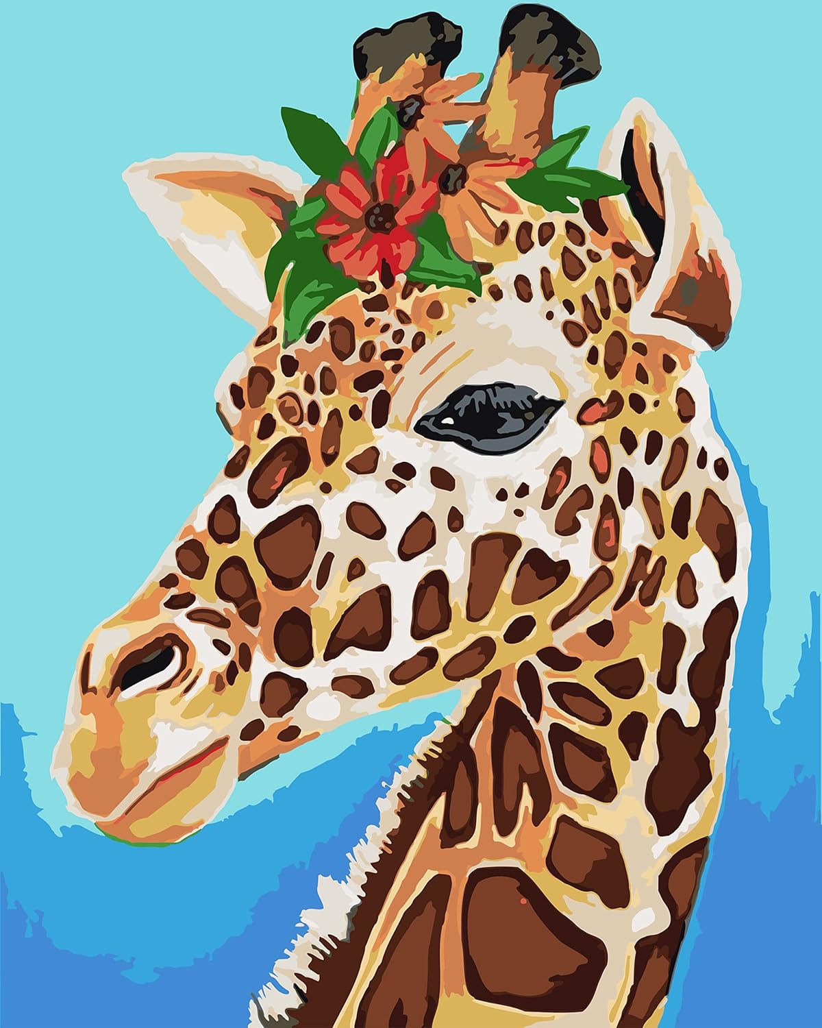 BOGVIAP Paint by Numbers for Adults Beginner,Giraffe Paint