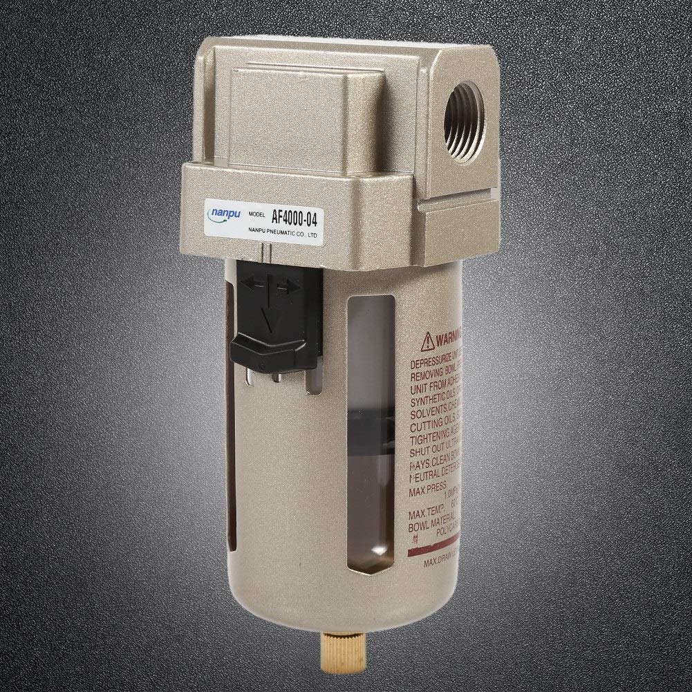 Filtro Aria Compressa, Separatore di acqua ad aria compressa, 1 pezzo durevole 1/2 '' filtro dell'aria compressore trappola per umidità acqua separatore accessori regolatore