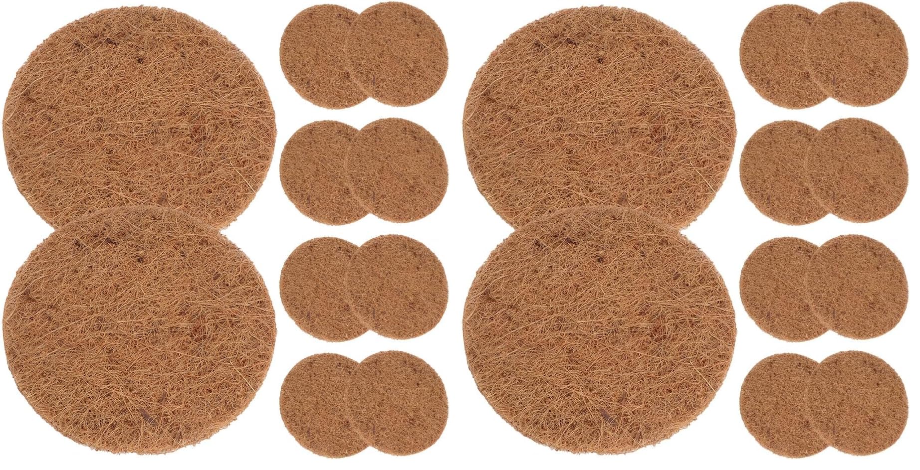 POPETPOP 10 Pcs Bird Nesting Pads, Coconut Palm Silk Pigeon Nest Mat, Bird Nesting Material, Parrots Nesting Box Pads for Pet Parakeet Breeding Hatching, Pigeon Supplies (Pack of 2)