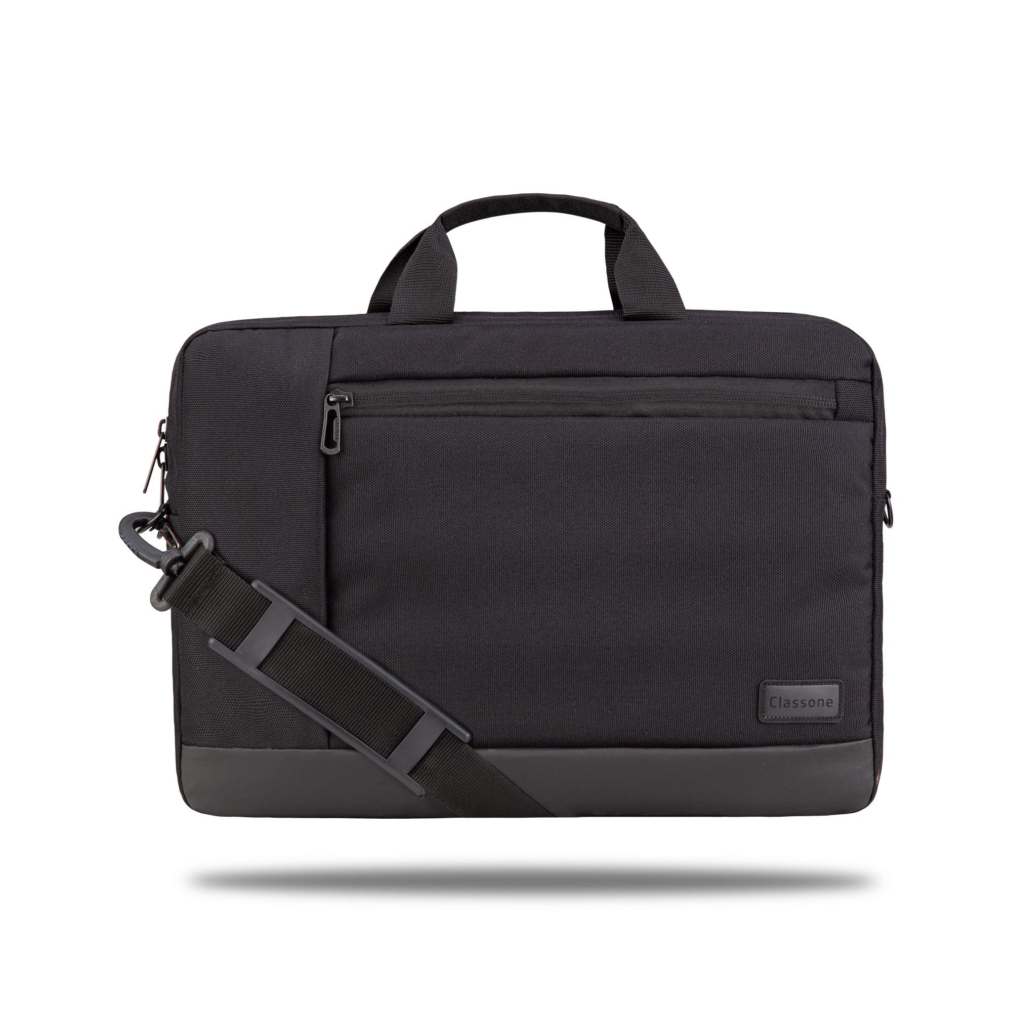 Classone TL5000 Workout 15.6" Su Geçirmez Kumaş ,Macbook Mac Air, Notebook, Laptop El Çantası-Siyah