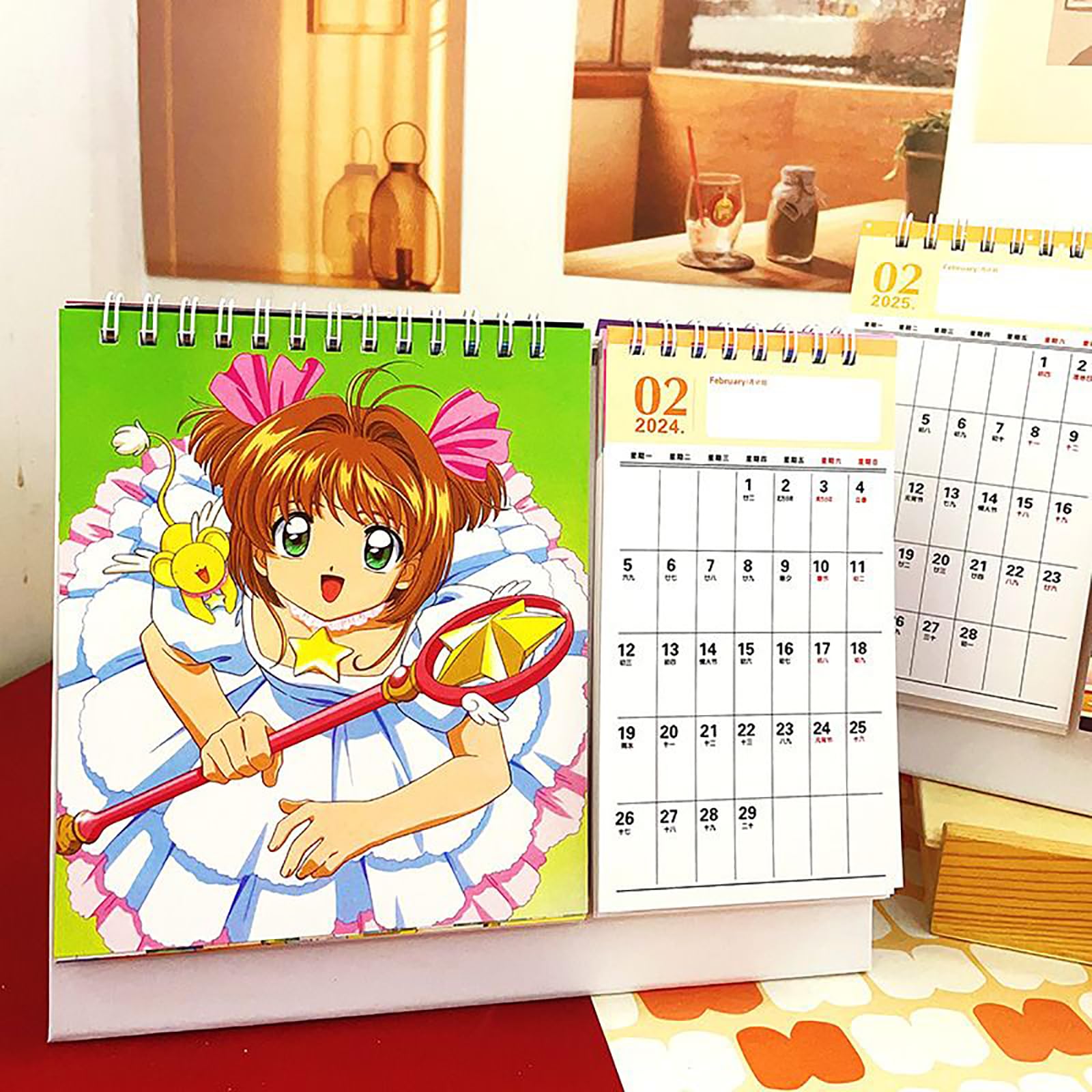 Amazon.co.jp: カレンダー カードキャプターさくら 2025-2026年 卓上