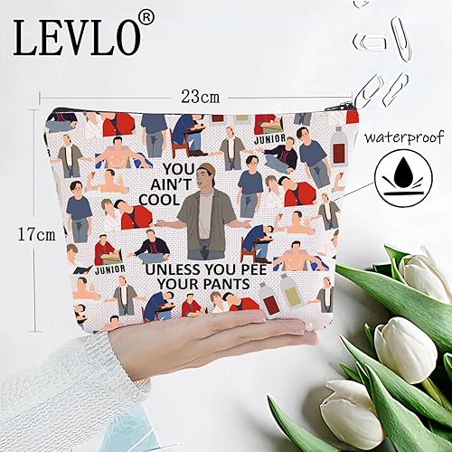 Miniatura 2 de LEVLO Divertida bolsa de maquillaje para cosméticos Madison Adam Sandler con cita de regalo You Aint Cool a menos que orines tus pantalones bolsa de