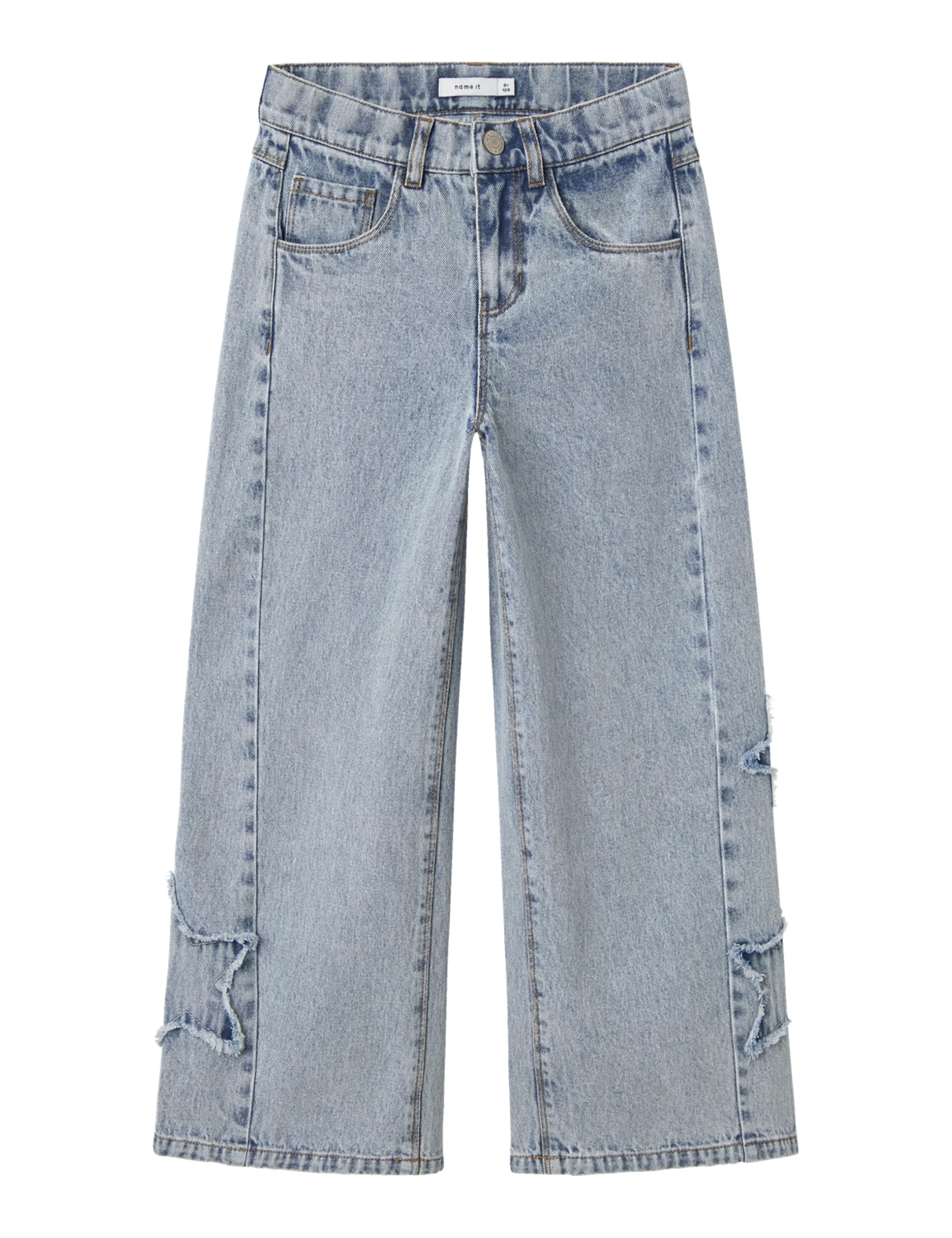NAME IT Mädchen Nkfbella Skater Destroy Jeans 5288-Im N