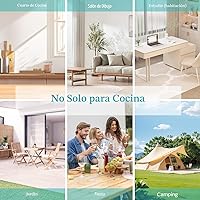 Vista 7 de Recipientes para Snacks de Acero Inoxidable, Paquete de 6 Recipientes Reutilizables para Llevar con Tapas a Prueba de Fugas, Caja Bento de Doble