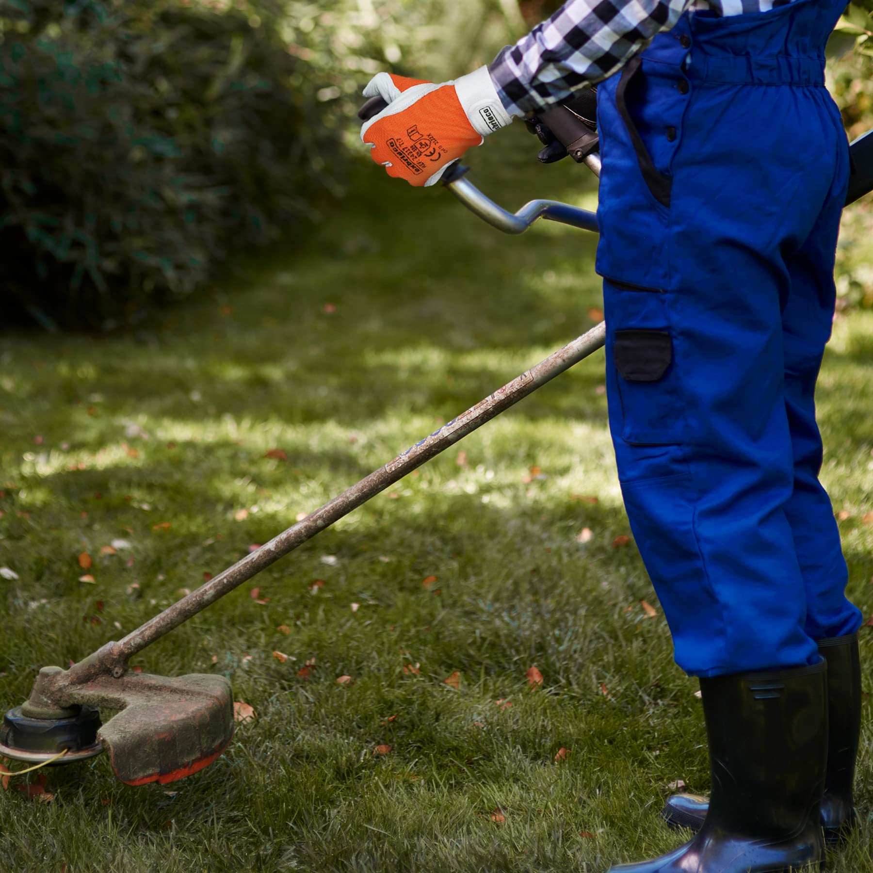 1, 3, 6 o 12 Paia, Guanti da Lavoro, DPI, Guanti in Pelle D'agnello, Protezione Dall'abrasione, Resistenza allo Strappo, Sicurezza sul Lavoro, Meccanica, Termica, Giardinaggio, Edilizia.