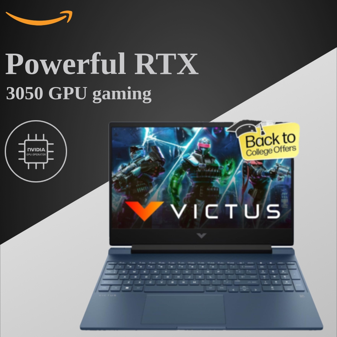 HP Victus Gaming Laptop,12th Gen Intel Core i5-12450H,4GB RTX 3050