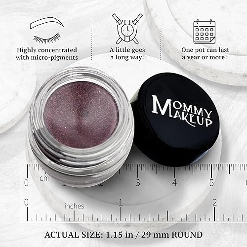 Miniatura 6 de Mommy Makeup Delineador de ojos de gel impermeable con micropigmentos semipermanentes, a prueba de manchas, de larga duración, sin parabenos, ángel