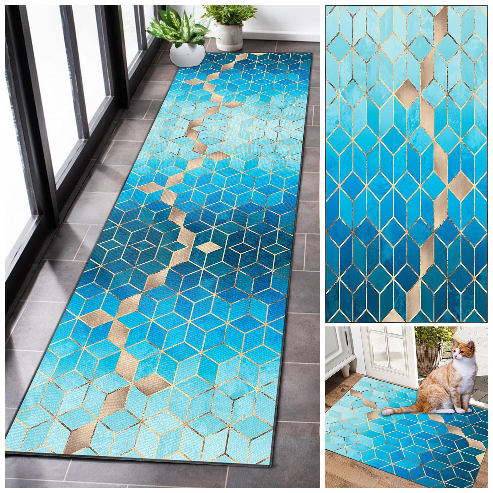 Tapis de passage antidérapant et lavable pour sécuriser votre cuisine