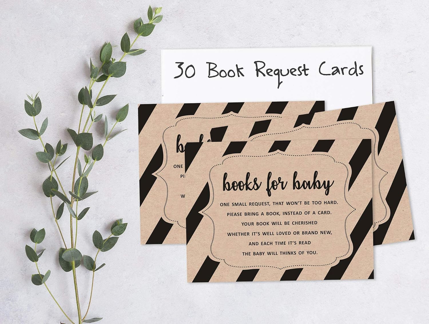 Set of 30 Bear Jungle Animals Rustic Baby Shower Invitations-Diaper Raffle Tickets and Baby Shower Book Request Cards Invites Its A Boy Its A Girl