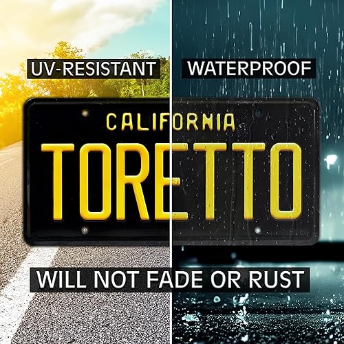 Miniatura 5 de Fast and Furious | Toretto + 2JRI424 | Matrículas estampadas de metal