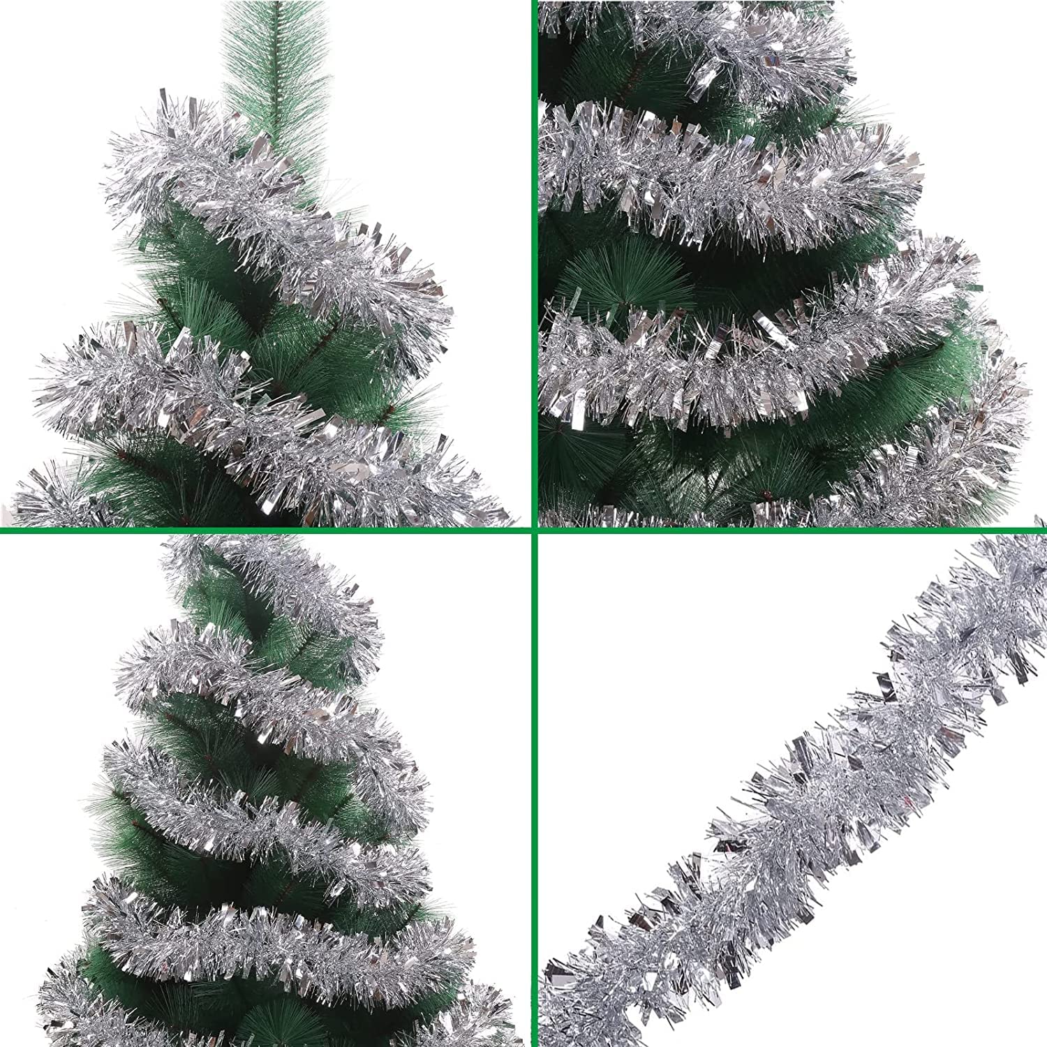 Amazon.co.jp: クリスマスキラキラガーランドメッキモール20m誕生日