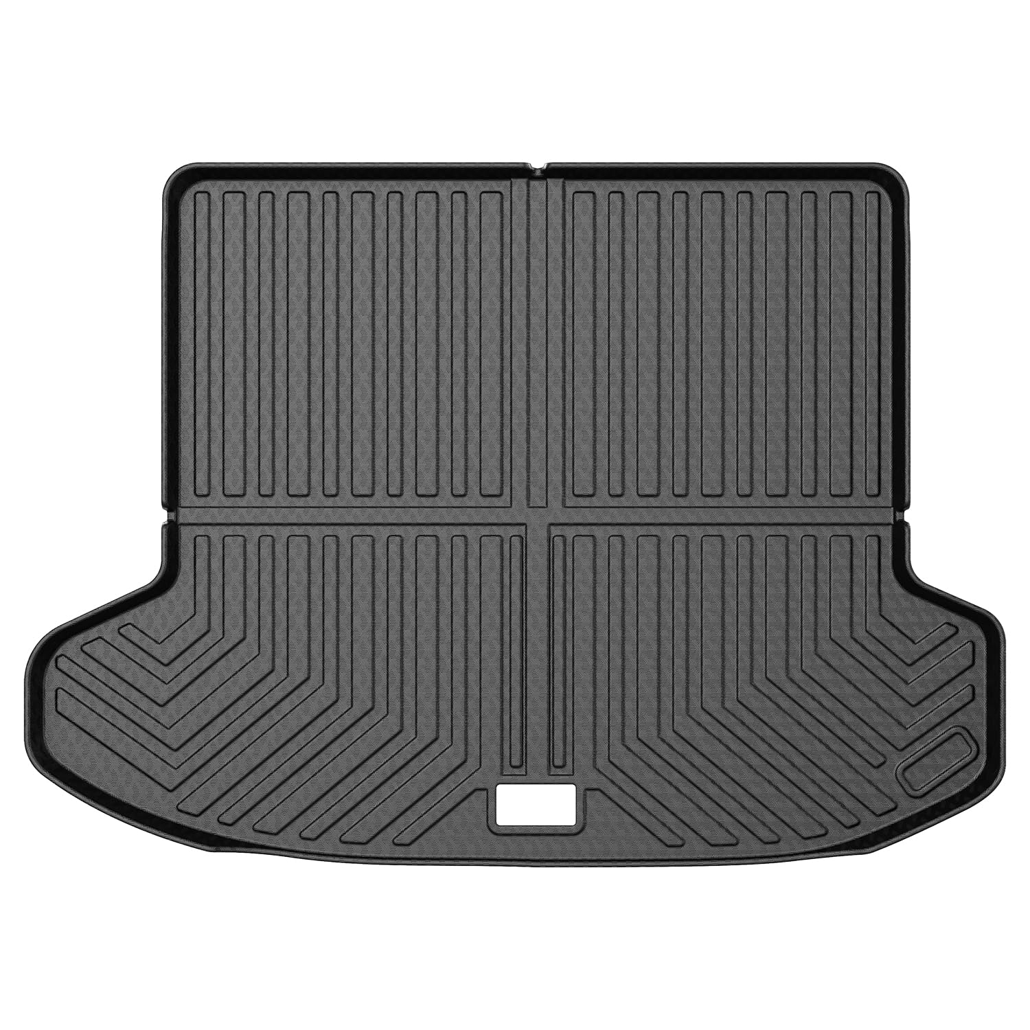 Mixsuper Cargo Liner Compatible with 2023 2024 Kia Sportage (Only Fits with Subwoofer in Cargo Area) (Cargo Tray Must in Upper Deck Position) All Weather Rear Trunk Liner Cargo Mat Black
