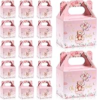 Vista 1 de 36 cajas de oso para baby shower, cajas de regalo, lindas decoraciones de papel de dulces de galletas para baby shower, revelación de género