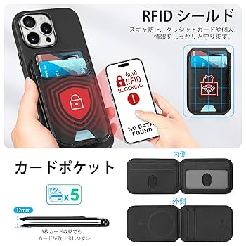 Amazon.co.jp: TUCCH iPhone16 Pro Max 対応 ケース 折畳式