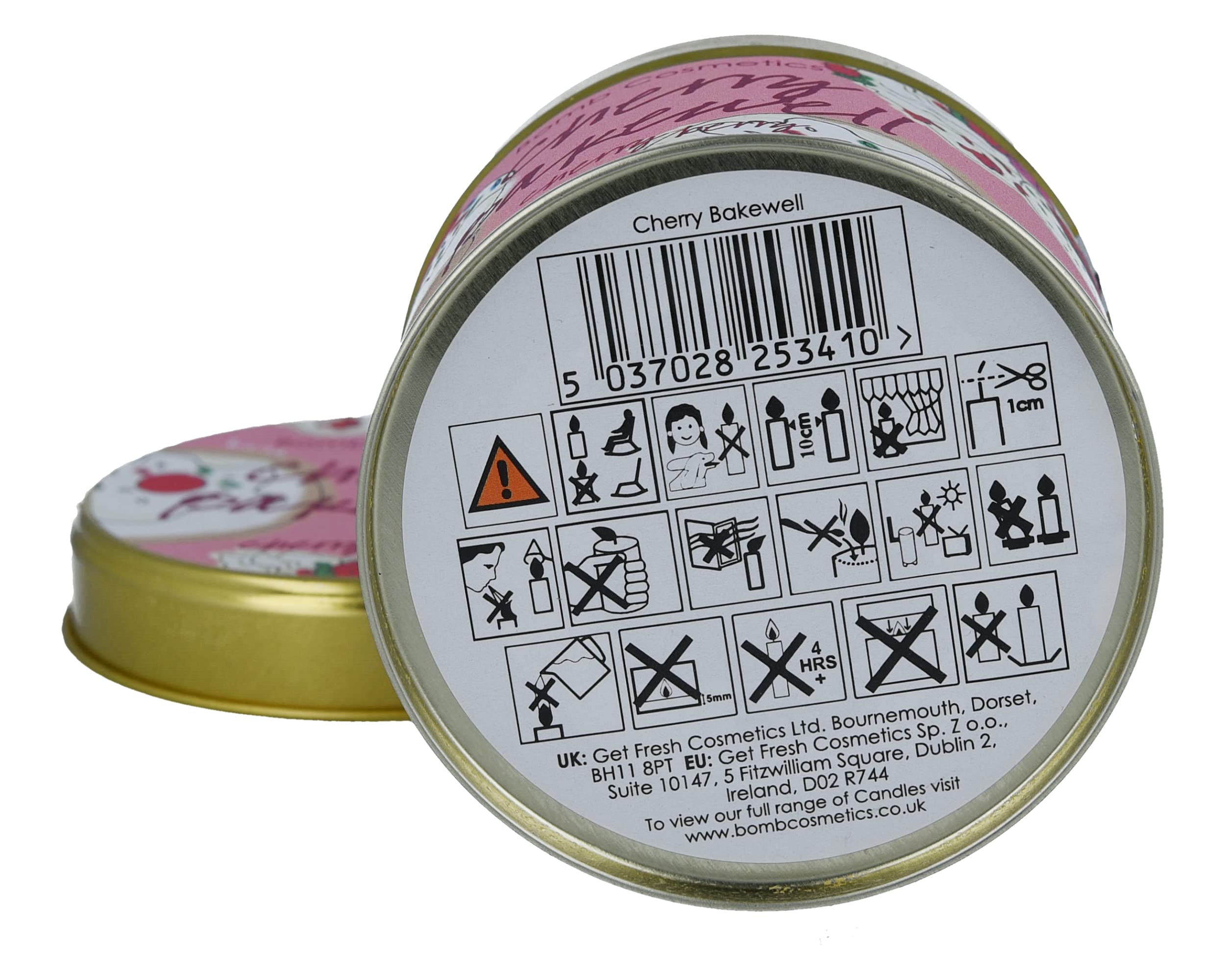 Bomb Cosmetics Cherry Bakewell Candle