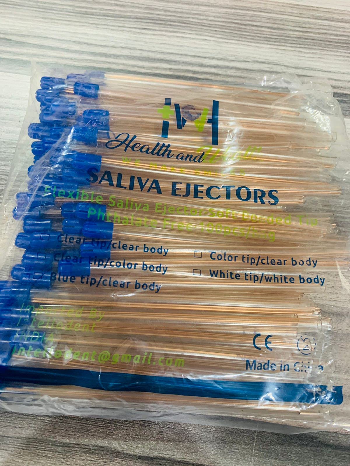 Buy Dental Disposable Saliva Ejector Suction Tips (100 Pieces) Online