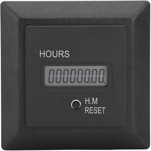 AC 100-240V Digital Display Hour Meter Accuracy Hour Meter High Accuracy Timer 50/60HZ Universal