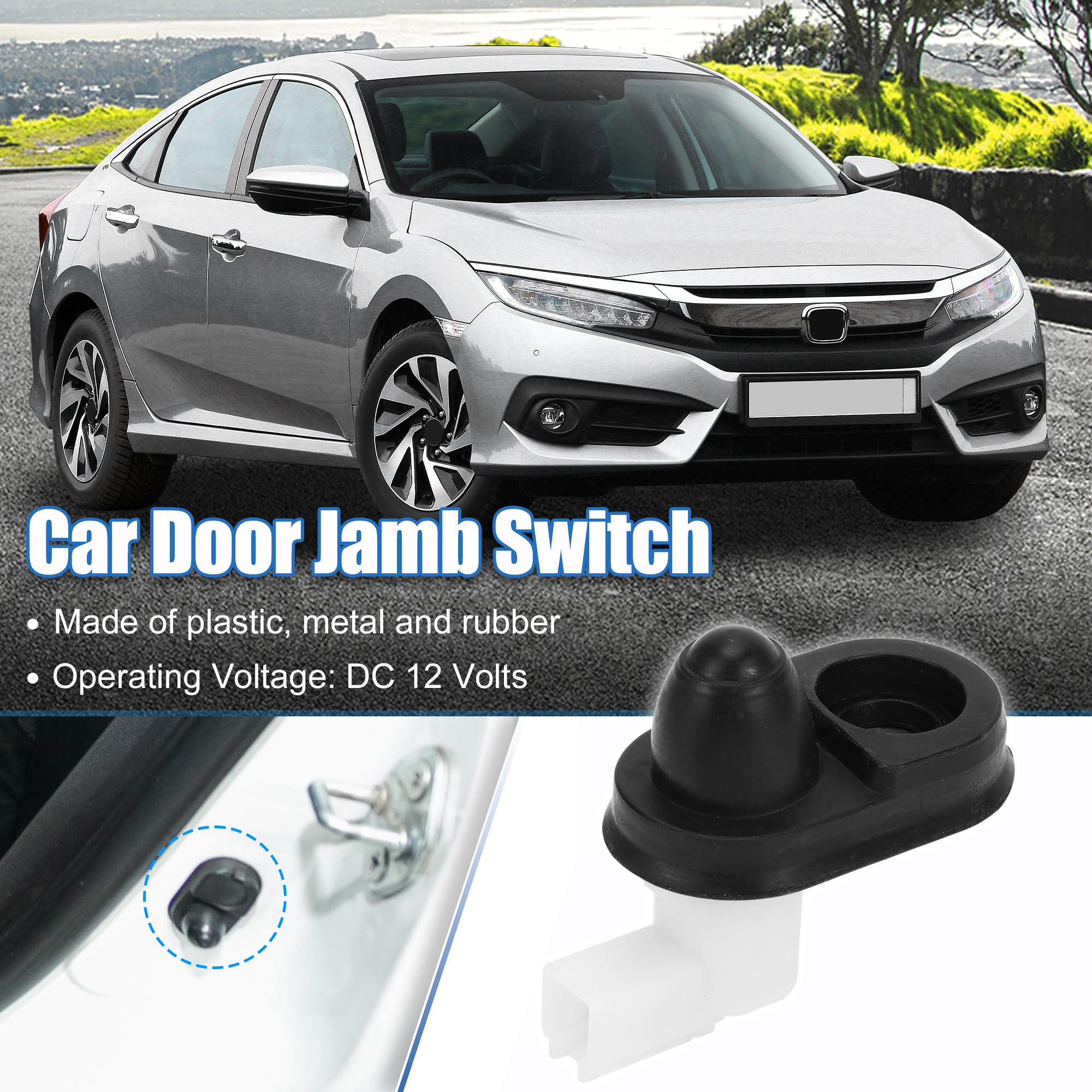 Amazon.com: X AUTOHAUX Car Door Jamb Switch 35400-S5A-013 for